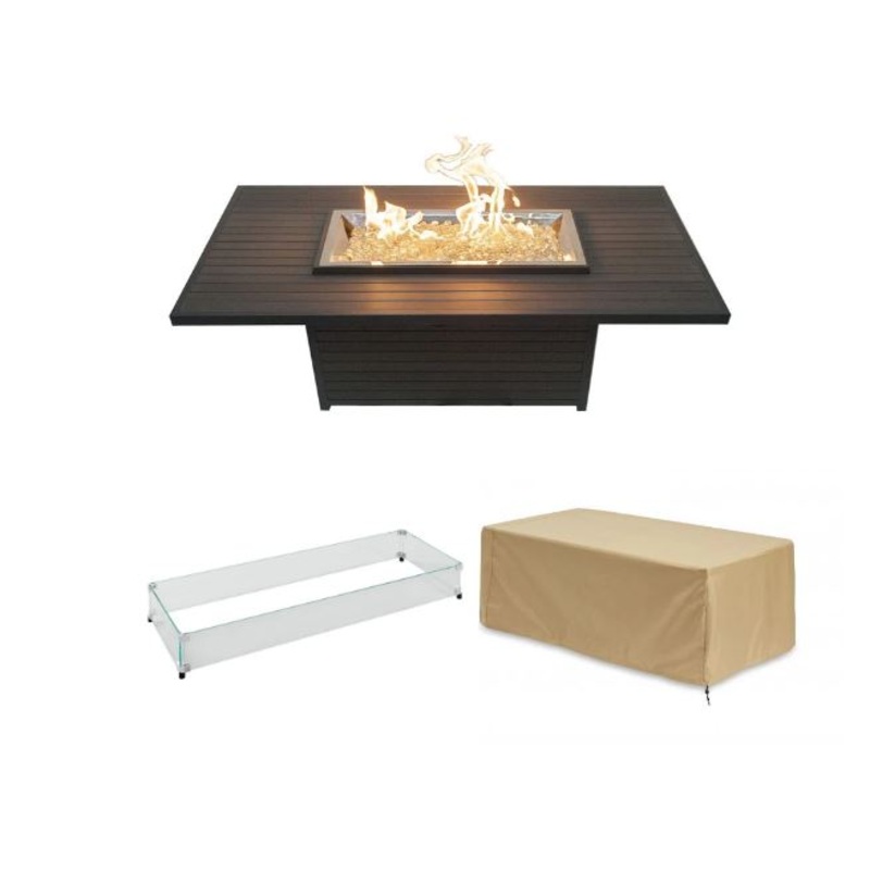 Outdoor GreatRoom Brooks Extra Long 61" x 32"  Fire Table