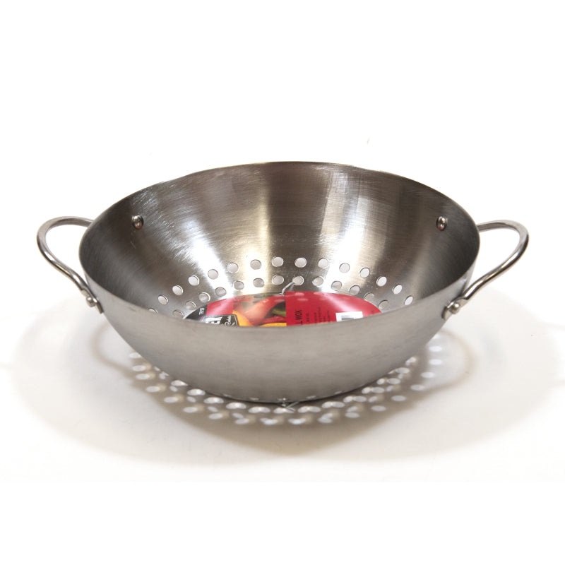 Brander Stainless Steel Round Mini Grill Wok