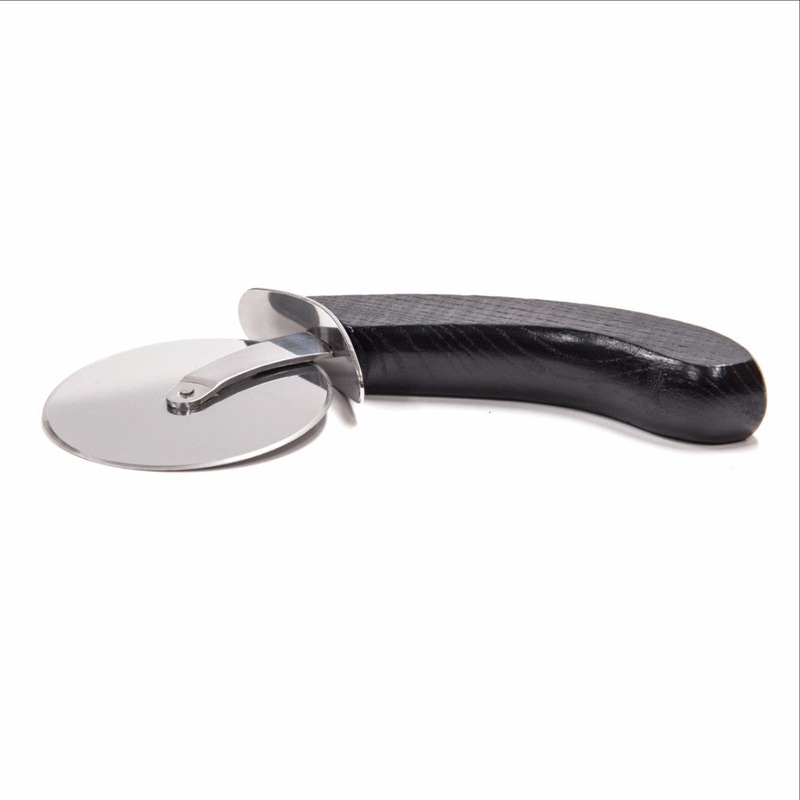 Brander "Wheelie" Pizza Cutter with Wood Handle