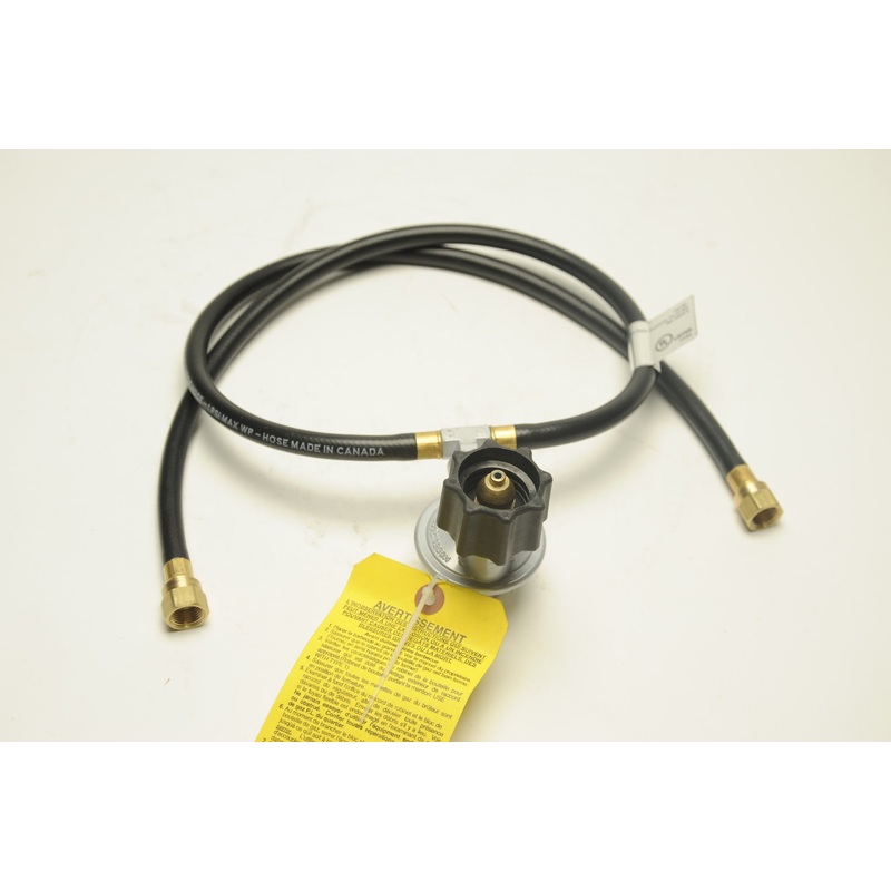 CSA APPROVED QCC DUAL PROPANE HOSE AND REGULATOR