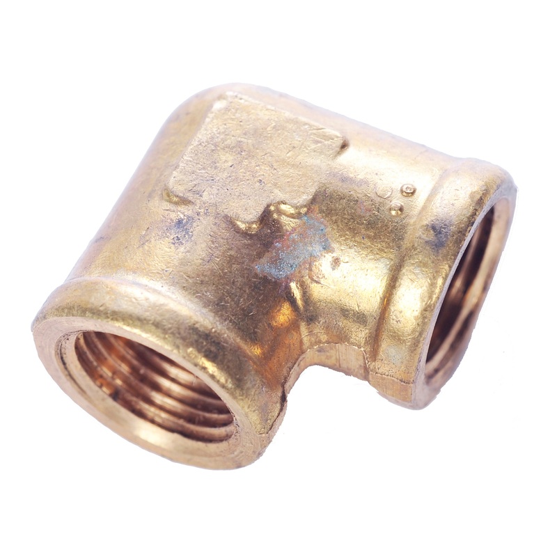 Brass Fitting - 100C 3/8" Female to 3/8" Female Pipe Thread Elbow