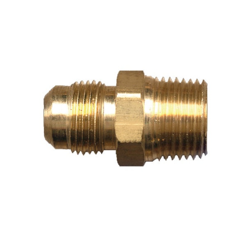 Brass Fitting - 486C 3/8" Male Flare to 3/8" Male Pipe Thread