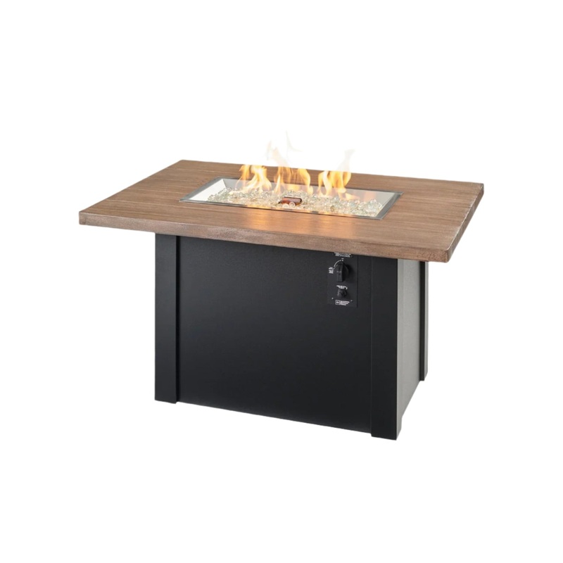 Outdoor GreatRoom Company Havenwood Linear Fire Table