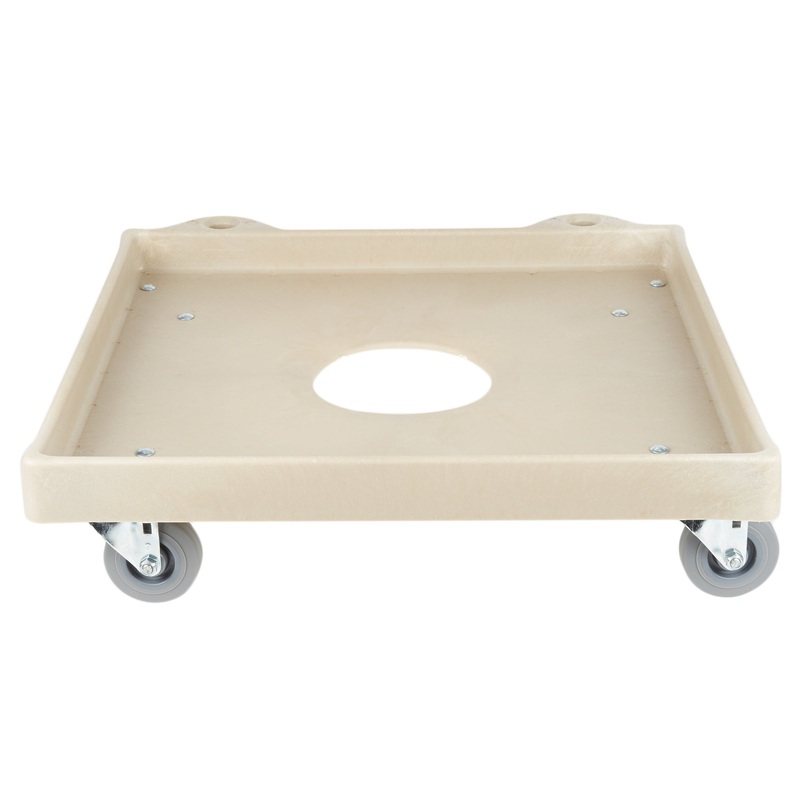Vollrath Plastic Rack Dolly, 20" x 20", Beige