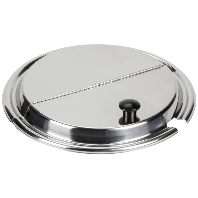 Vollrath Round Hinged Insert Cover with Slot
