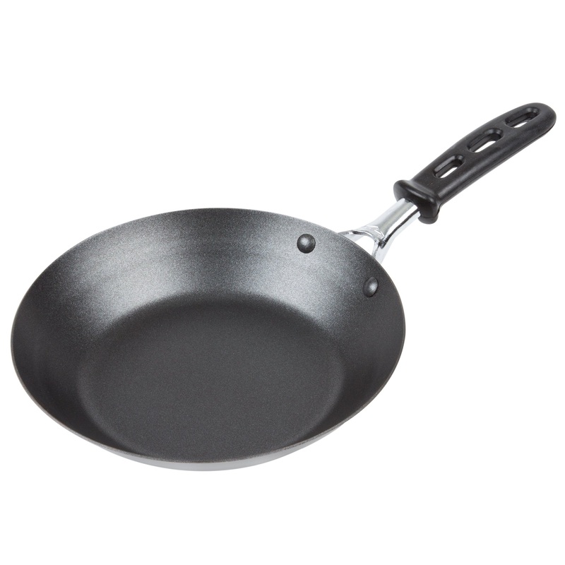 Vollrath SteelCoat Induction Fry Pans, Carbon Steel w Silicone Handle, 11"