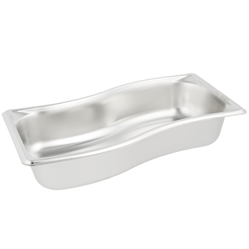Vollrath Super Pan 1/3 Size Wild Shape Inner Food Pan, 22 Gauge Stainless Steel