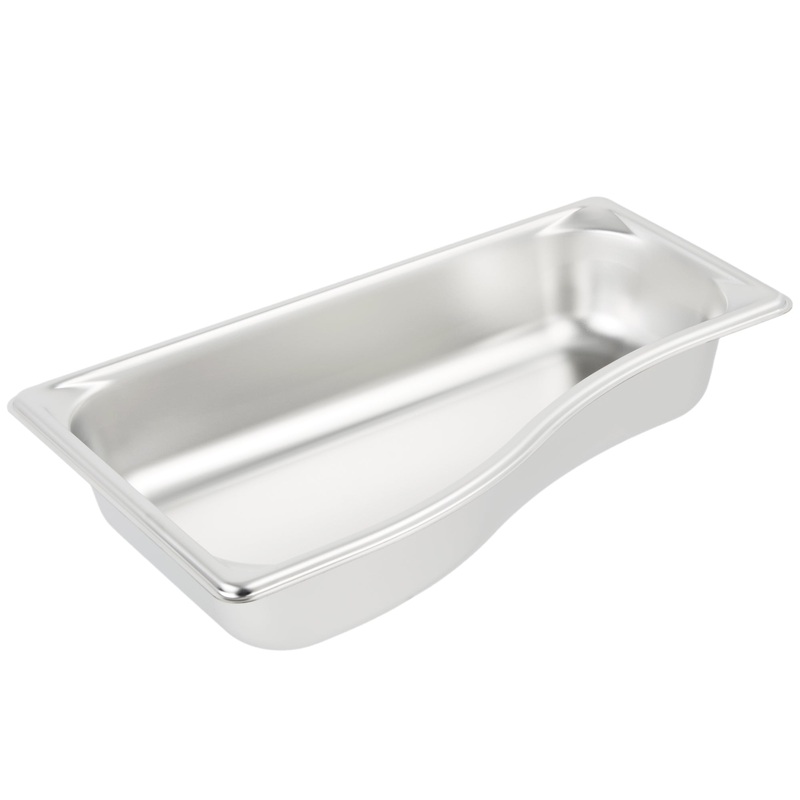 Vollrath Super Pan 1/3 Size Wild Shape Outer Food Pan, 22 Gauge Stainless Steel