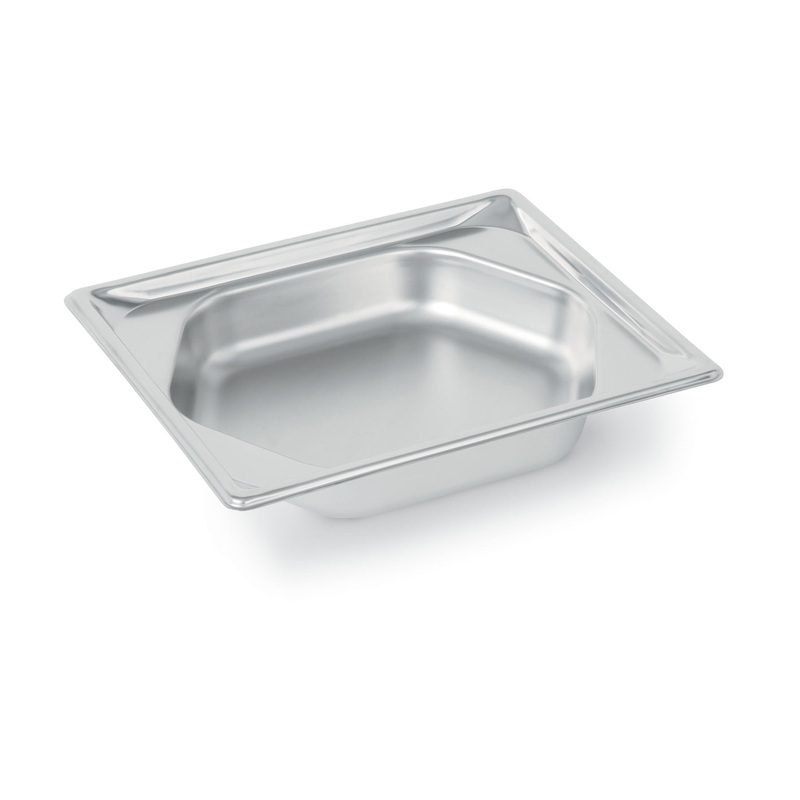 Vollrath Super Pan Half Size Hexagon Shape Food Pan, 22 Gauge Stainless Steel