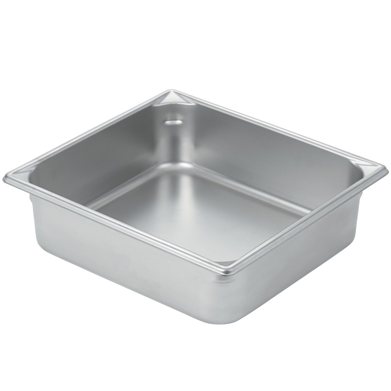 Vollrath Super Pan V 2/3 Size Food Pan, 22 Gauge Stainless Steel