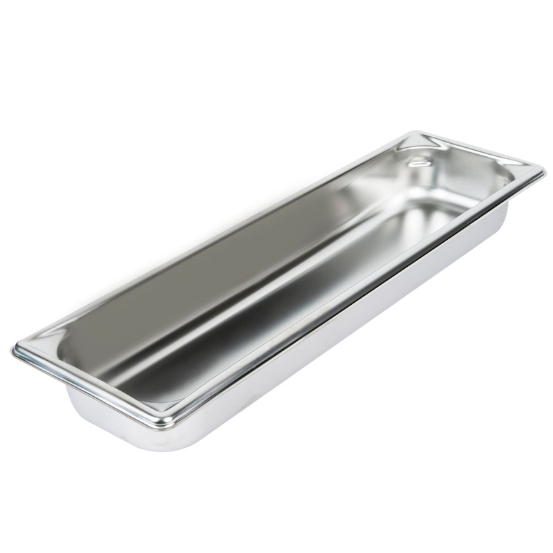 Vollrath Super Pan V Half Long Size Food Pan, 22 Gauge Stainless Steel