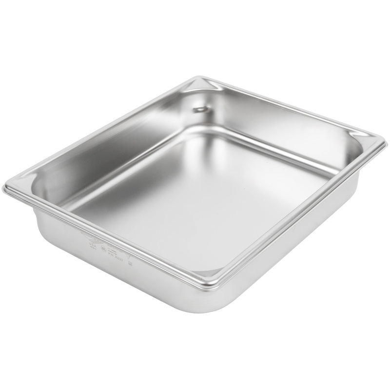 Vollrath Super Pan V Half Size Food Pan, 22 Gauge Stainless Steel