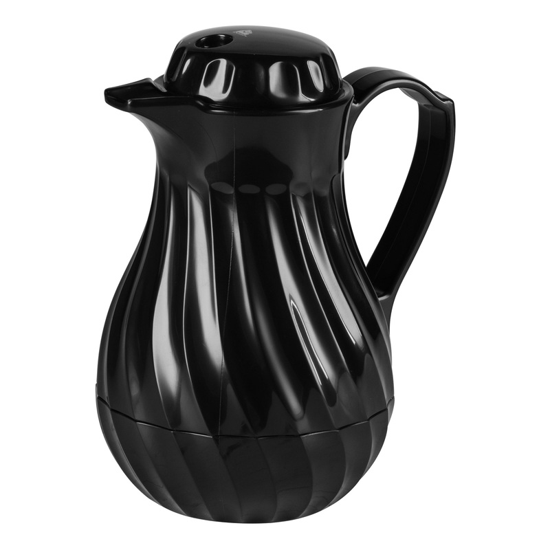 Vollrath SwirlServe Tilt & Pour Beverage Server, Black