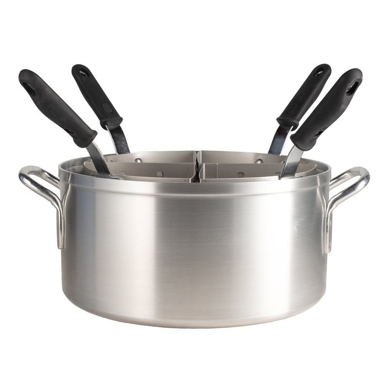 Vollrath Wear-Ever 5 Piece Pasta and Vegetable Cooker Set, 18.5 Qt, Aluminum
