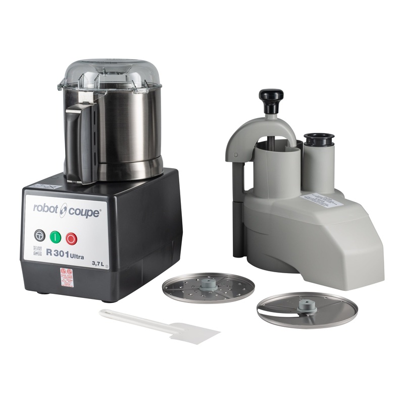 Robot Coupe R301 Ultra Combination Food Processor, Stainless Steel 3.5 qt Bowl, 1/2 HP, 115V