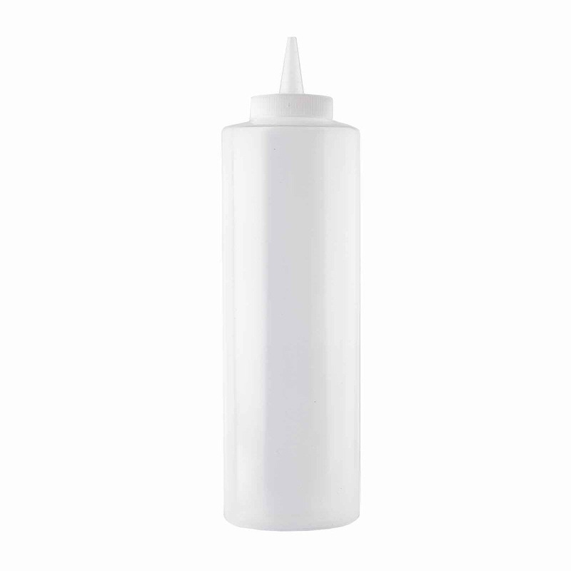 TableCraft Squeeze Bottle, Cone Tip, 24 oz, Clear