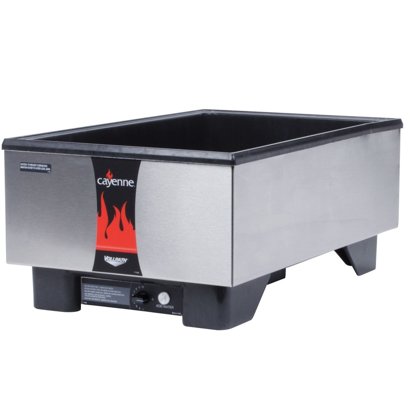 Vollrath 71001 Cayenne Countertop Full Size Food Warmer, Model 1001, 120V