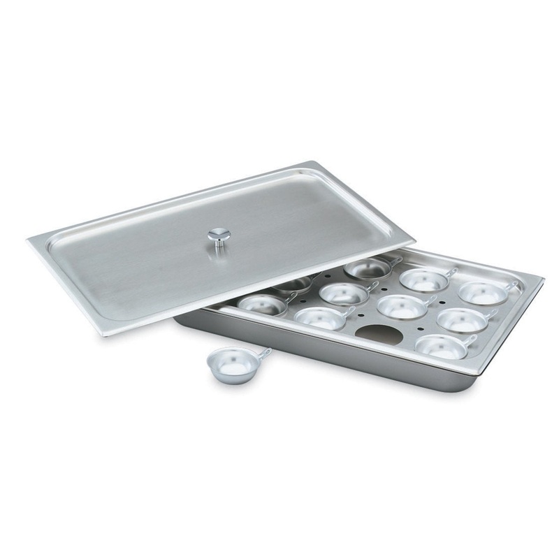 Vollrath Full Size Food Pan Egg Poacher Set, 15 Cups