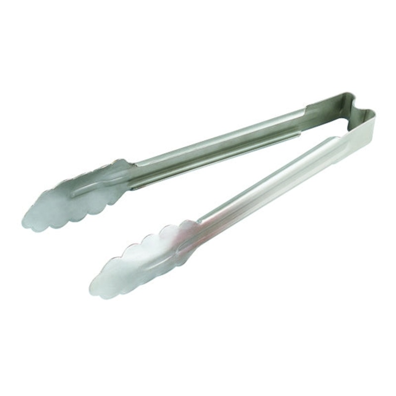 Vollrath Heavy Duty One-Piece Tongs, 12",  Stainless Steel
