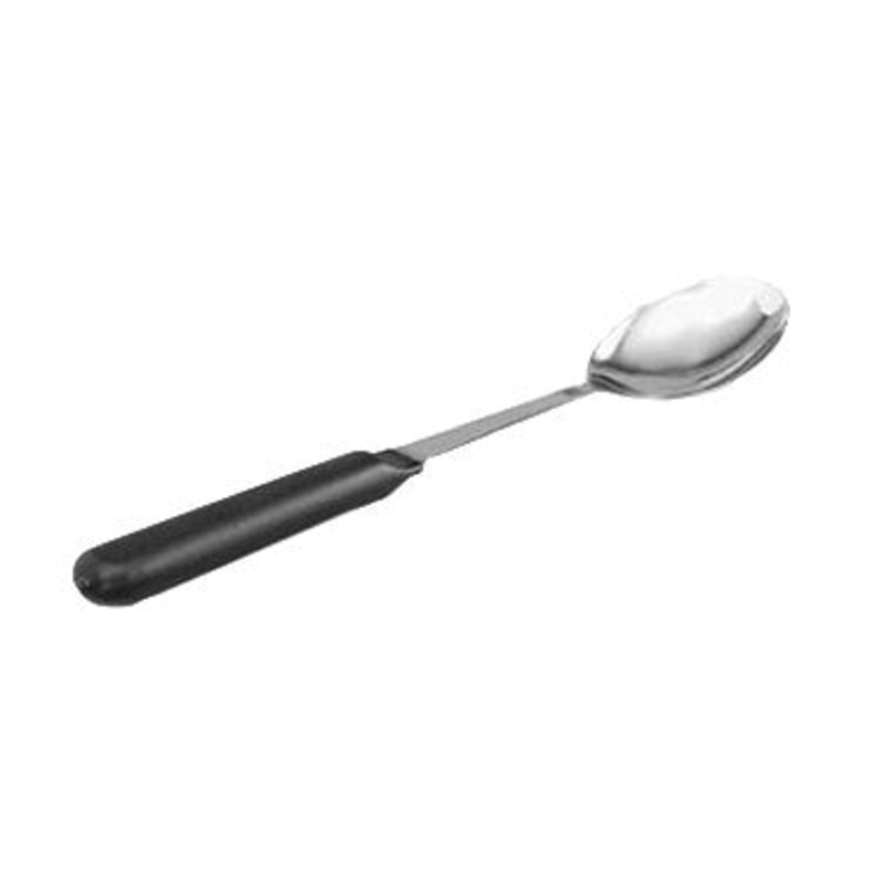 Vollrath Kool Touch Solid Serving Spoon, Stainless Steel w Black Handle, FINAL SALE