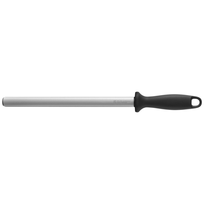 Zwilling TWIN Master Sharpening Steel, Oval, 10", Black