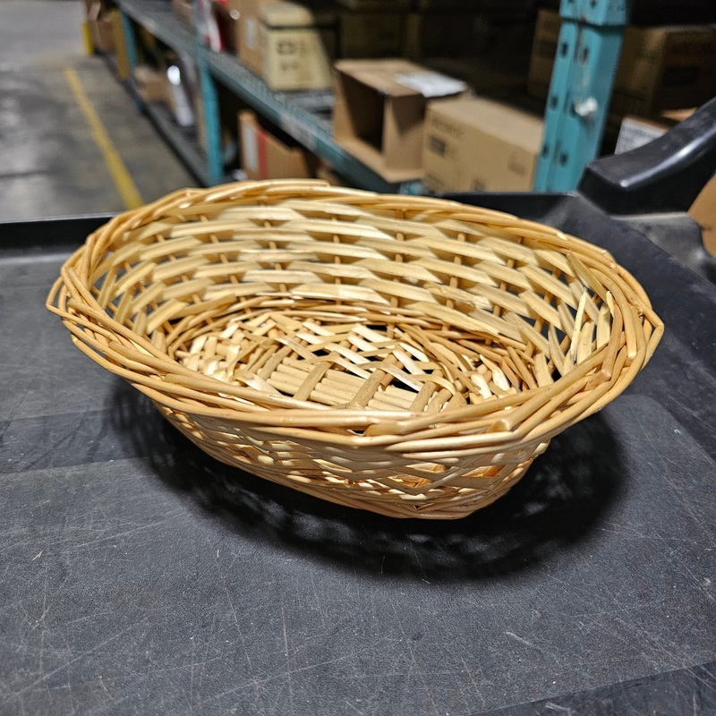 Almac Oval Woven Bread Basket, 9" x 7", FINAL SALE