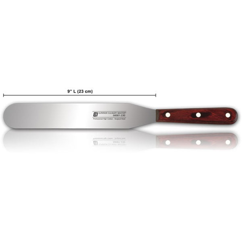 Canada Cutlery Straight Spatula, 9", Wood Handle, FINAL SALE