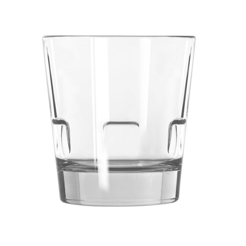 Libbey Optiva Stackable Old Fashioned Glass, 10 oz (12-pack)