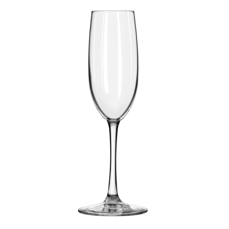 Libbey Vina Flute Glass, 9 oz (12-pack)