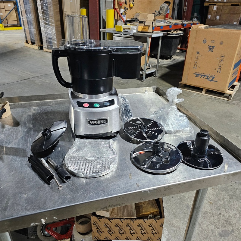 Waring WFP16SCD Combination Food Processor with Dicing Assembly, 2 HP, 120V, SCRATCH & DENT FINAL SALE