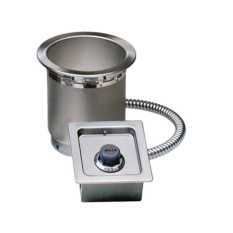 Wells Mfg SS4TU Round Drop-In Hot Food Well, 4 qt, 120V, FINAL SALE