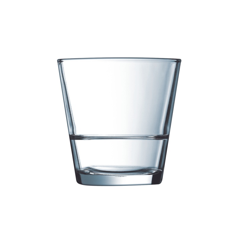 Arcoroc Stack Up Old Fashioned Glass, 10.5 oz (12-pack)