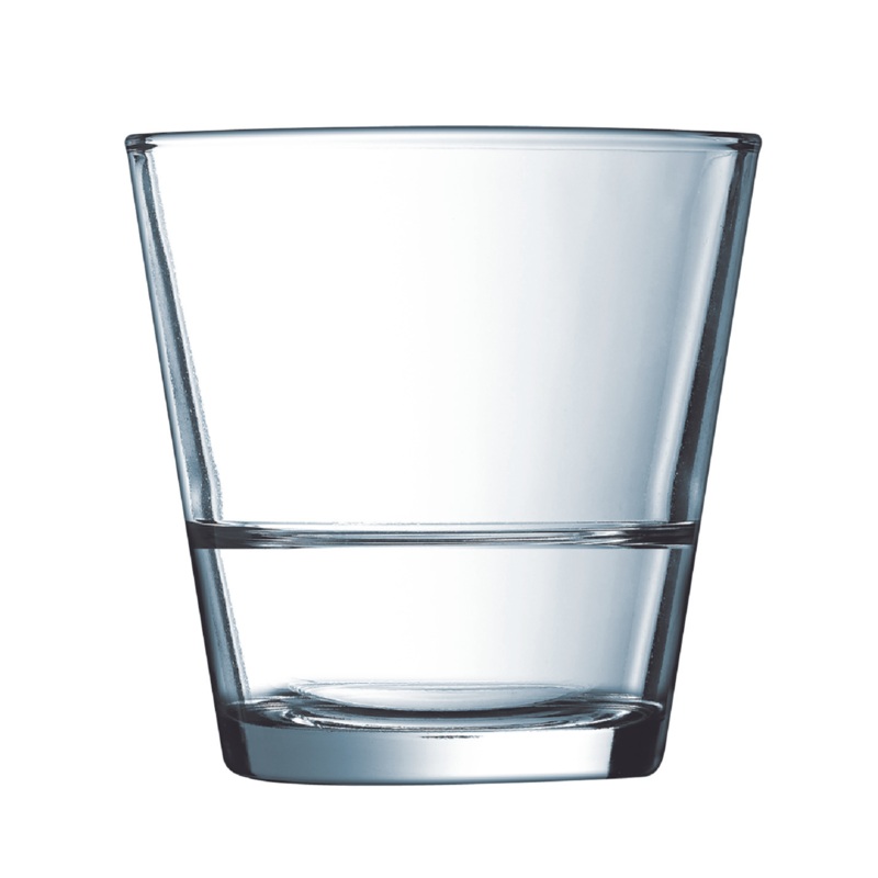 Arcoroc Stack Up Old Fashioned Glass, 8.75 oz (24-pack)