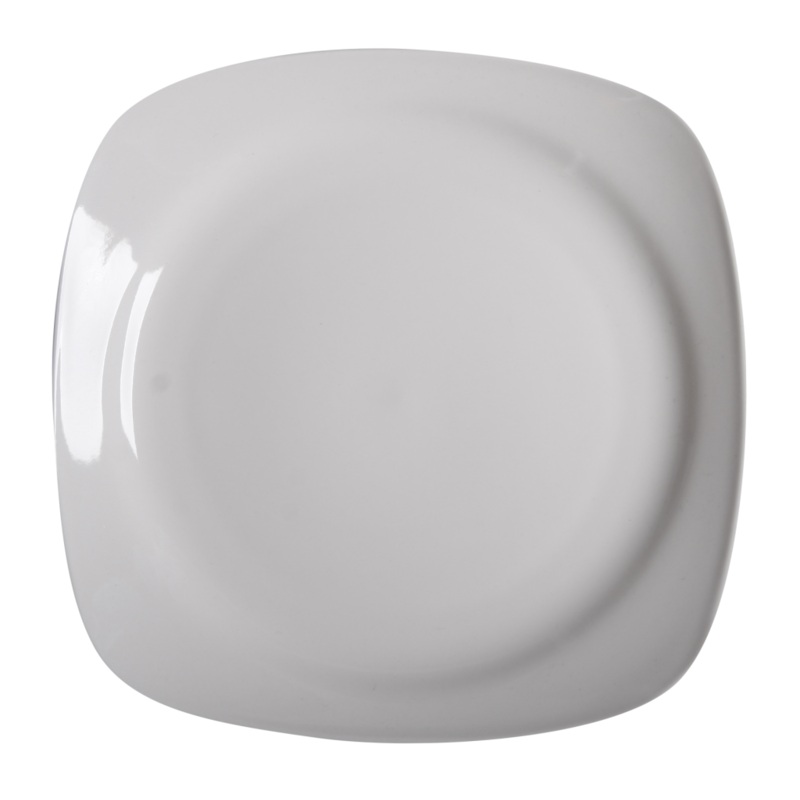 Cameo Square Rim Plate (Rounded Inside) (24-pack)