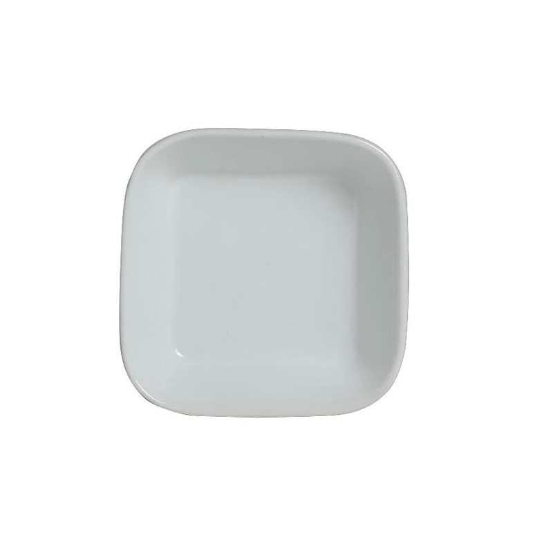 Steelite Caf Porcelain Square Ramekin, 5 1/2 oz, White (36-pack)