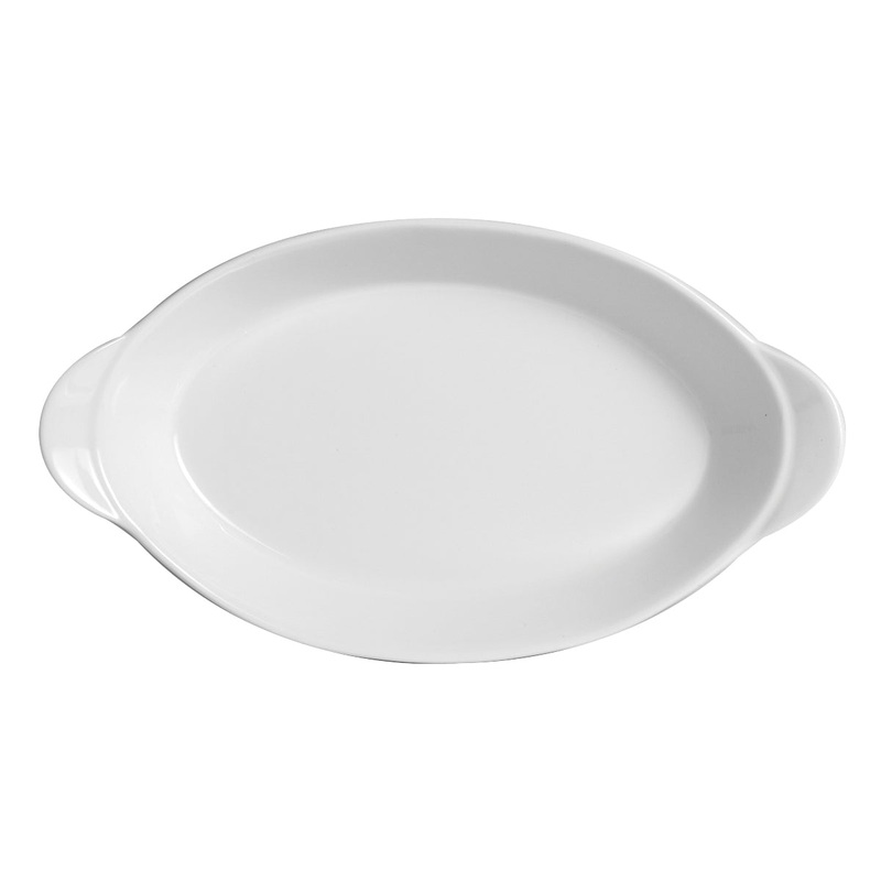 Steelite Varick Cafe Porcelain Oval Rarebit, 8 oz (12-pack)