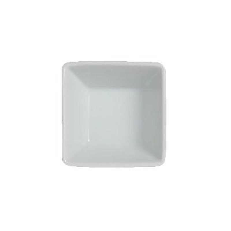 Steelite Varick Cafe Porcelain Square Bowl, Straight Sides, 6 oz (12-pack)