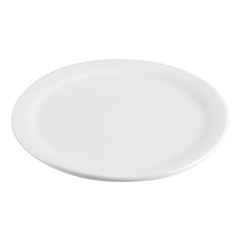 Browne Palm Dinner Plate, White (24-pack)