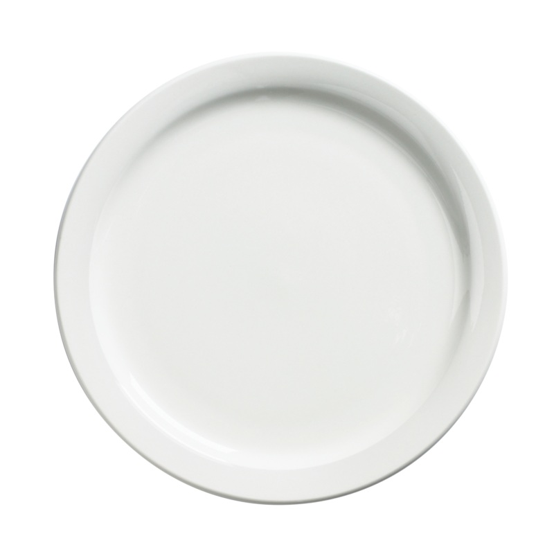Browne Palm Side Plate, White, 6.5", (36-pack)