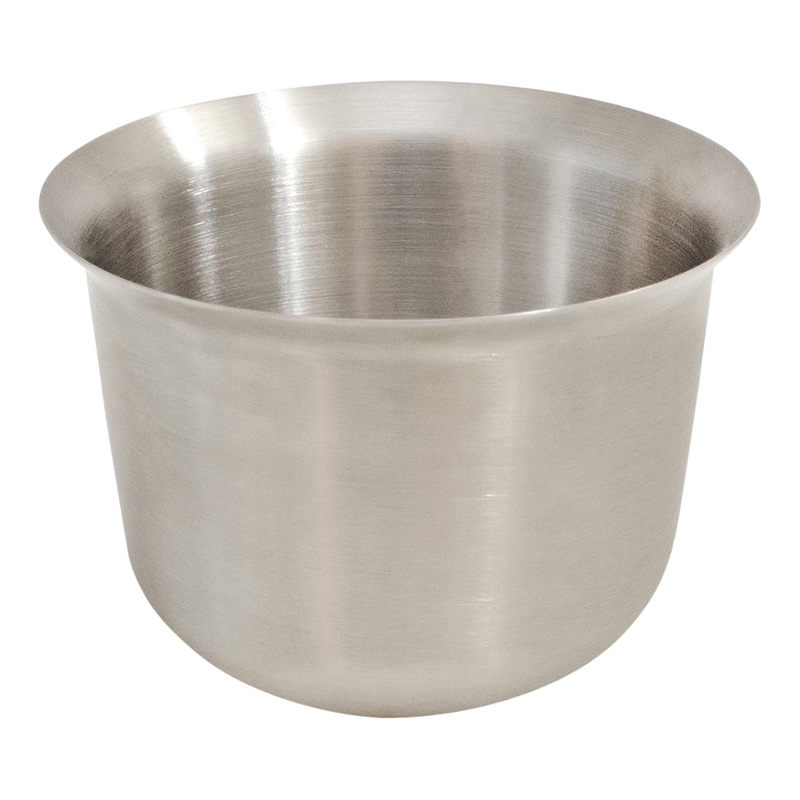Browne Large Flare Serving Cup, 13.5 oz, Stainless Steel  (6-pack)