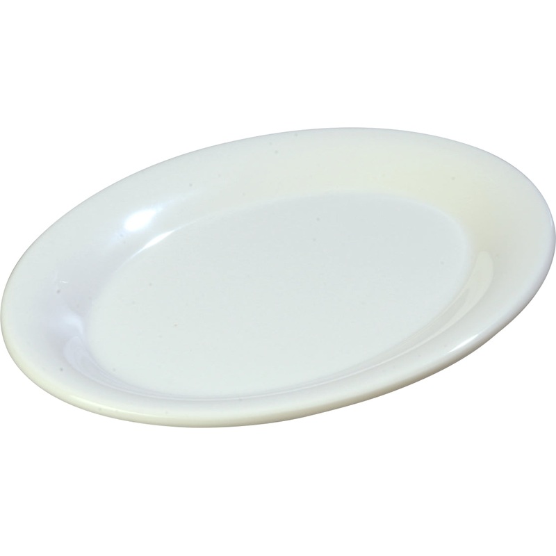 Carlisle Sierrus Oval Platter Tray, 9.5" x 7.25", Melamine