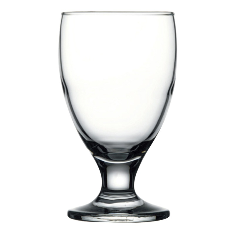 Pasabahce Capri Banquet Goblet Glass, 10 oz (48-pack)