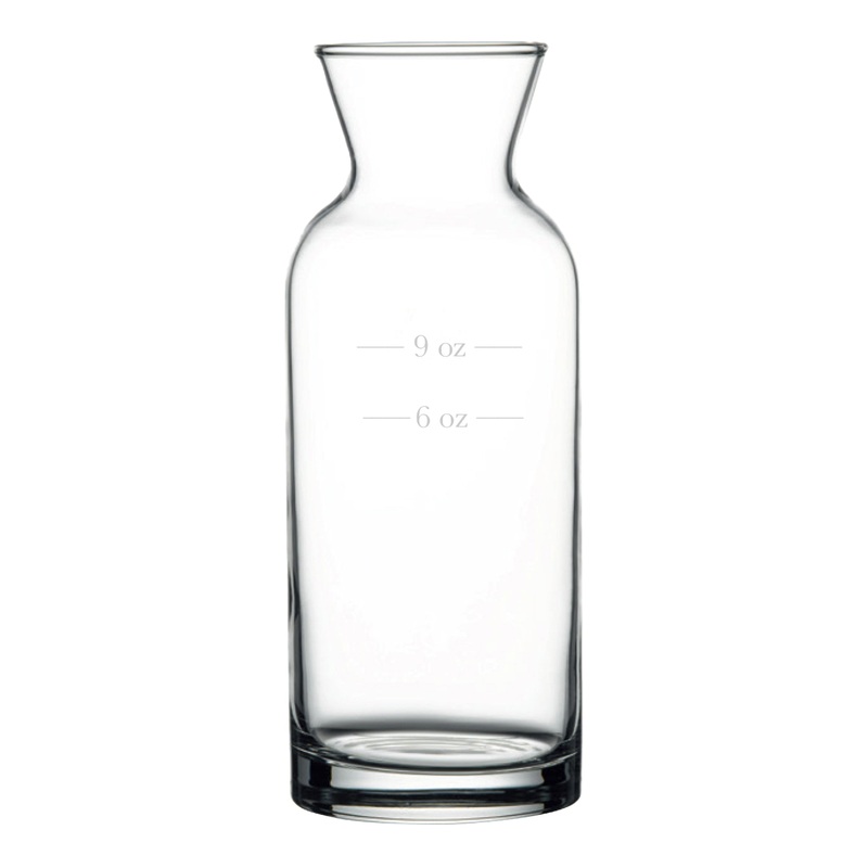 Pasabahce Village Carafe w Pour Lines, 12 oz (12-pack)