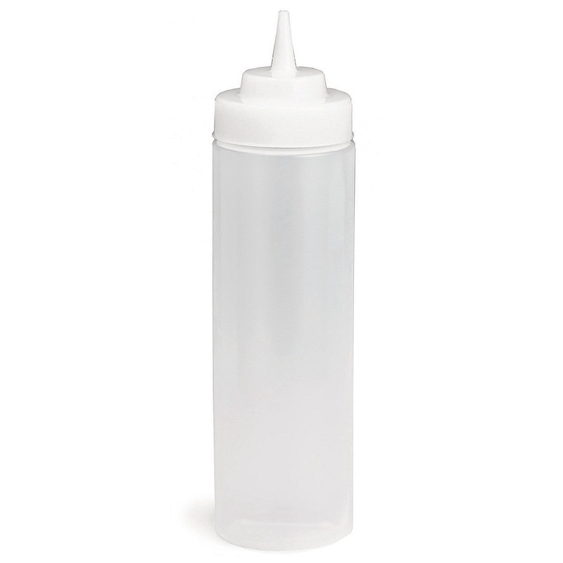 TableCraft WideMouth Squeeze Bottle, 12 oz, Clear