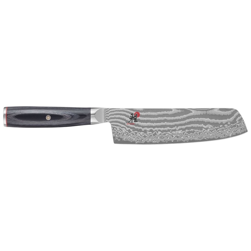 Zwilling Miyabi 5000 FC-D Nakiri Knife, 6.5", Pakka Black