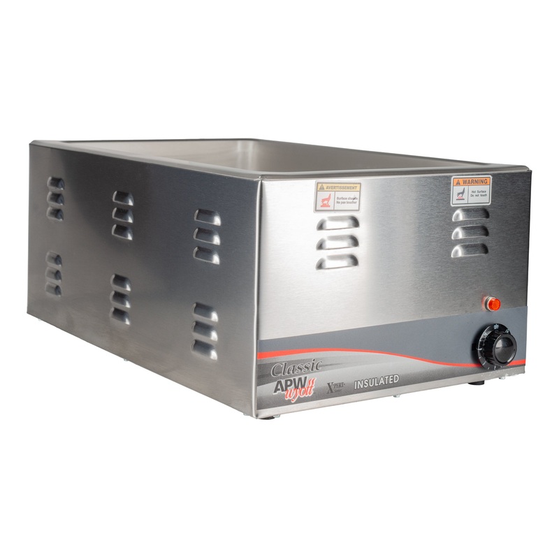 APW Wyott W-3VI XPert Classic Full Size Countertop Food Warmer, 22 qt, 120V