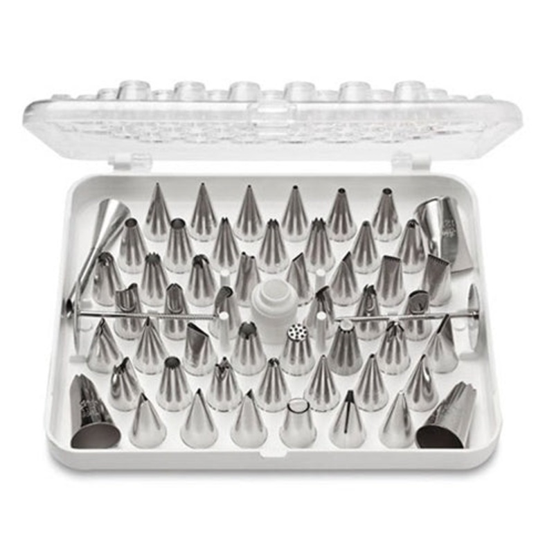 Ateco 55 Piece Piping Tip/Decorating Tube Set