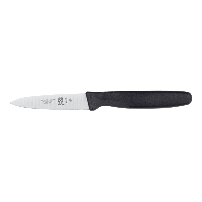 Mercer Millennia Slim Paring Knife, 3", Black