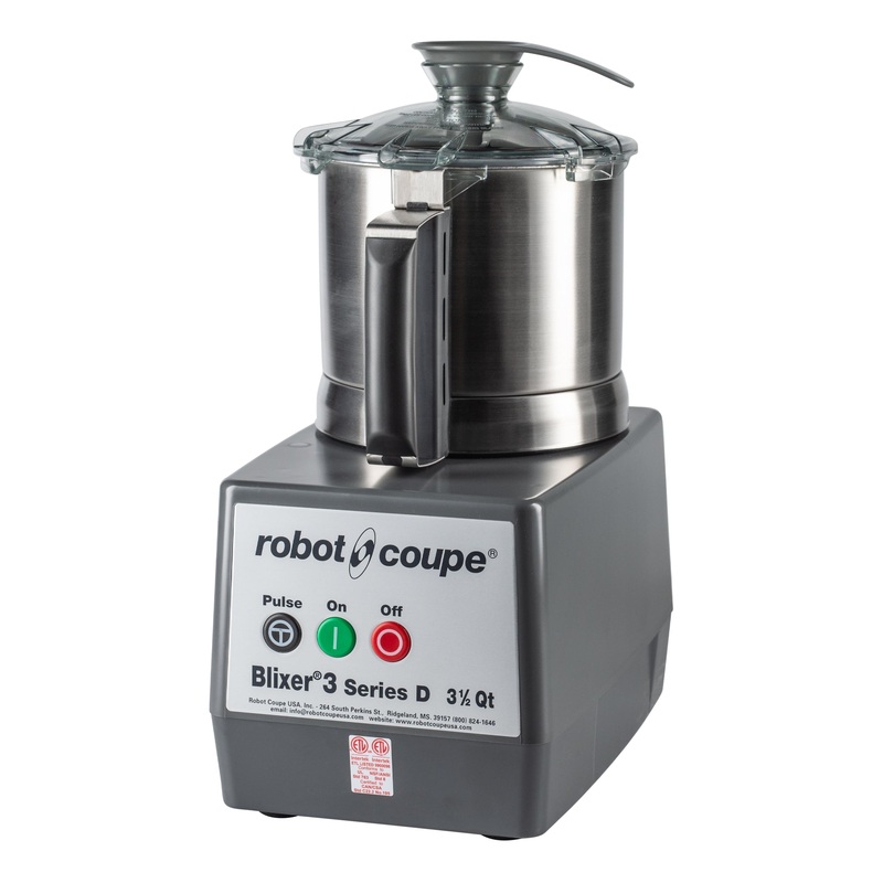 Robot Coupe Blixer 3 Food Processor, 3.7 qt Stainless Steel Bowl, 120 V