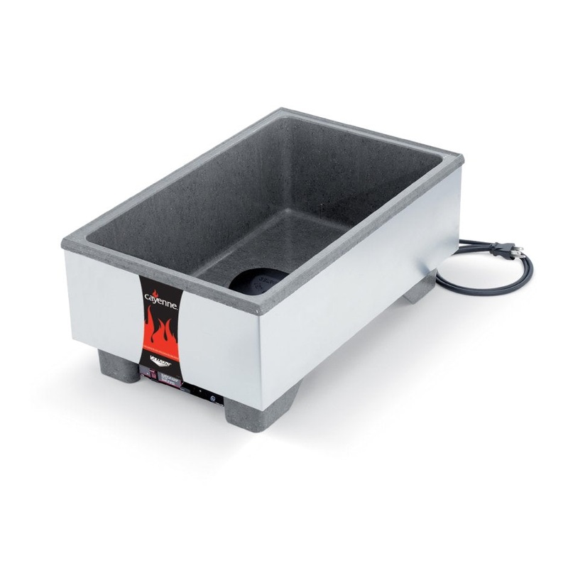 Vollrath 72020 Cayenne Heat 'N Serve Countertop Full Size Rethermalizer, Model 1220, 1000W, 120V